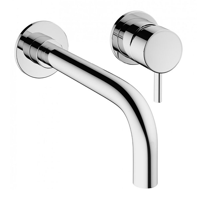 Crosswater - Mike Pro Wall Mounted 2 Hole Set Basin Mixer - Chrome - PRO120WNC Large Image