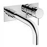 Crosswater - Mike Pro Wall Mounted 2 Hole Set Basin Mixer with Back Plate - Chrome - PRO121WNC Large Image