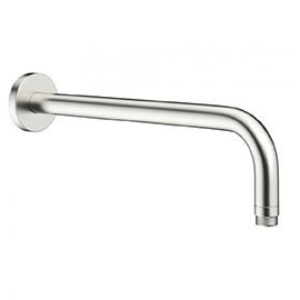 Crosswater - Mike Pro Wall Mounted Shower Arm - Brushed Stainless Steel - PRO684V Medium Image