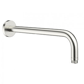 Crosswater - Mike Pro Wall Mounted Shower Arm - Brushed Stainless Steel - PRO684V Large Image