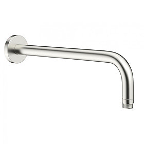 Crosswater - Mike Pro Wall Mounted Shower Arm - Brushed Stainless Steel - PRO684V Large Image