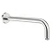 Crosswater - Mike Pro Wall Mounted Shower Arm - Brushed Stainless Steel - PRO684V Large Image