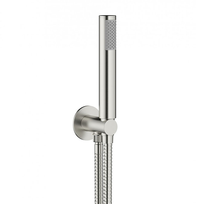 Crosswater - Mike Pro Wall Mounted Shower Kit - Brushed Stainless Steel - PRO963V Large Image