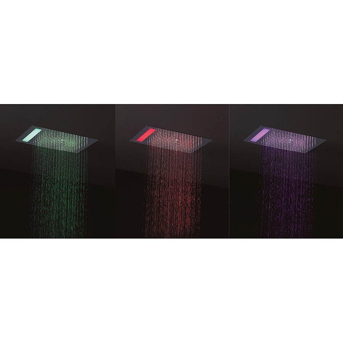Crosswater Mini Revive LED Fixed Showerhead - FHX310C  Standard Large Image