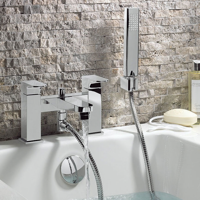 Crosswater Modest Basin + Bath Shower Mixer Tap Package Feature Large Image