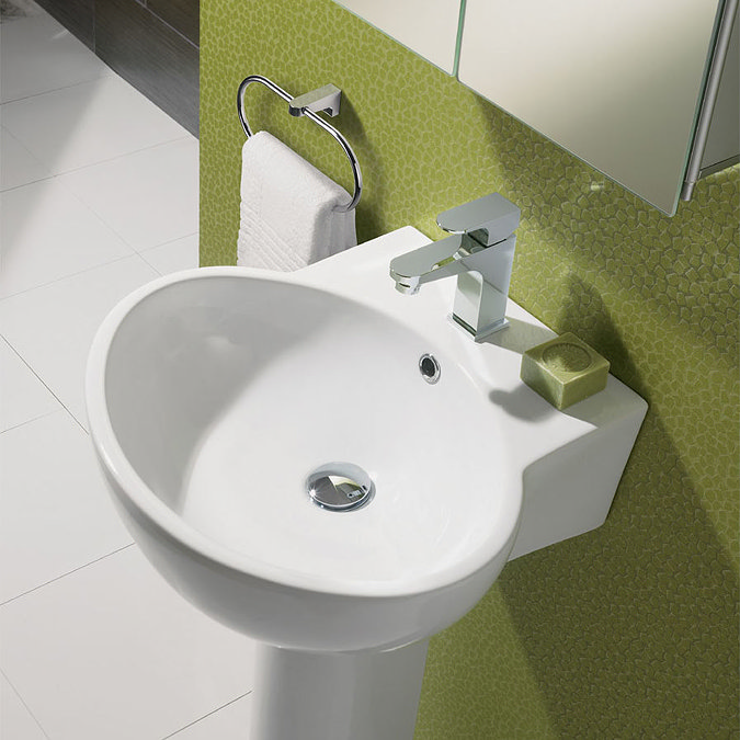 Crosswater Modest Basin + Bath Shower Mixer Tap Package Profile Large Image