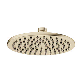 Crosswater MPRO 200mm Round Fixed Showerhead - Brushed Brass - PRO200F Large Image