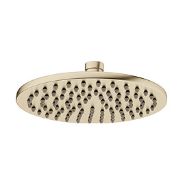 Crosswater MPRO 200mm Round Fixed Showerhead - Brushed Brass - PRO200F Large Image
