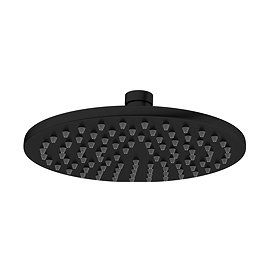 Crosswater MPRO 200mm Round Fixed Showerhead - Matt Black - PRO200M Large Image