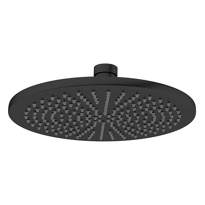 Crosswater MPRO 300mm Round Fixed Showerhead - Matt Black - PRO300M Large Image