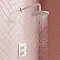 Crosswater MPRO 300mm Round Fixed Showerhead - Matt White - PRO300W+ Profile Large Image
