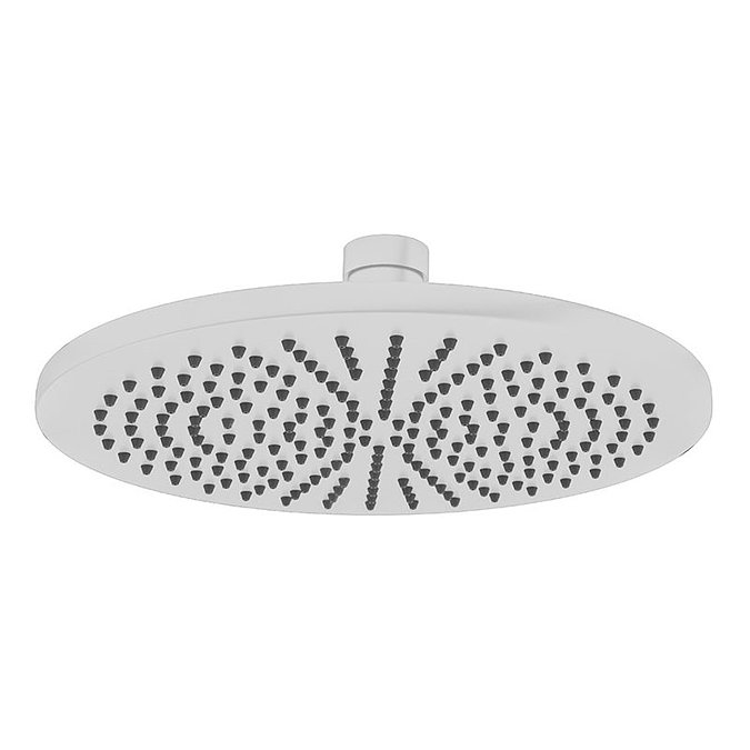 Crosswater MPRO 300mm Round Fixed Showerhead - Matt White - PRO300W+ Large Image