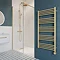 Crosswater MPRO 480 x 1140mm All Electric Towel Warmer - Brushed Brass Effect - MP48X1140FELEC Large