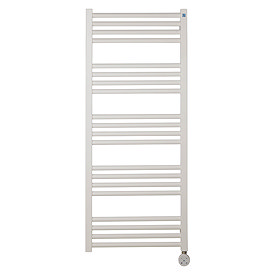 Crosswater MPRO 480 x 1140mm Electric Only Towel Rail - Matt White - MP48X1140MWELEC Large Image