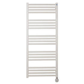 Crosswater MPRO 480 x 1140mm Electric Only Towel Rail - Matt White - MP48X1140MWELEC Large Image