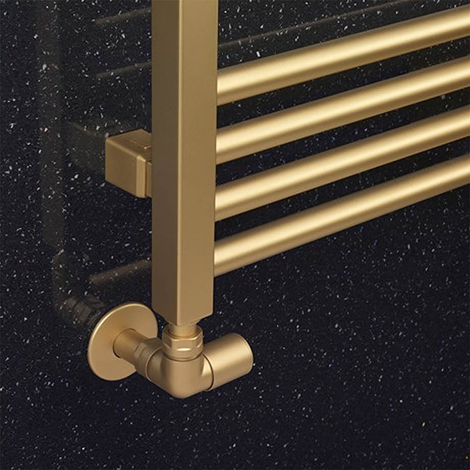 Crosswater MPRO 480 x 1140mm Heated Towel Rail - Brushed Brass Effect - MP48X1140F  Profile Large Im