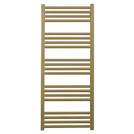 Crosswater MPRO 480 x 1140mm Heated Towel Rail - Brushed Brass Effect - MP48X1140F Large Image