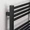 Crosswater MPRO 480 x 1140mm Heated Towel Rail - Matt Black - MP48X1140MB  Profile Large Image