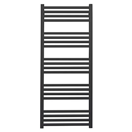 Crosswater MPRO 480 x 1140mm Heated Towel Rail - Matt Black - MP48X1140MB Large Image