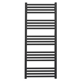 Crosswater MPRO 480 x 1140mm Heated Towel Rail - Matt Black - MP48X1140MB Large Image