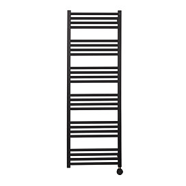 Crosswater MPRO 480 x 1380mm Electric Only Towel Rail - Matt Black - MP48X1380MBELEC Large Image