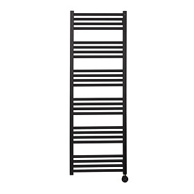 Crosswater MPRO 480 x 1380mm Electric Only Towel Rail - Matt Black - MP48X1380MBELEC Large Image