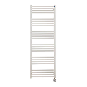 Crosswater MPRO 480 x 1380mm Electric Only Towel Rail - Matt White - MP48X1380MWELEC Large Image