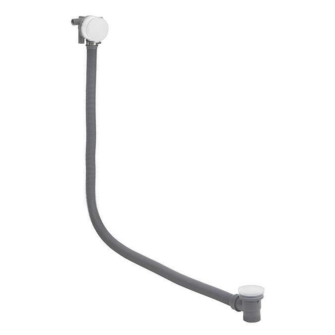 Crosswater MPRO Bath Filler with Click Clack Waste - Matt White - PRO0360W+ Large Image