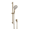 Crosswater MPRO Brushed Brass Slide Rail Kit with 120mm 3-Spray Handshower