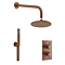 Crosswater MPRO Brushed Bronze 2 Outlet 2-Handle Shower Bundle