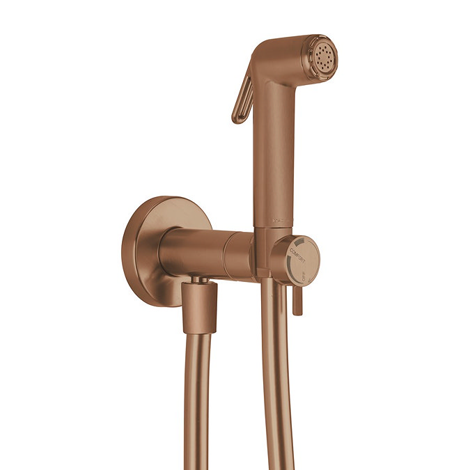 Crosswater MPRO Brushed Bronze Integrated Douche Valve, Handset & Holder