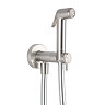 Crosswater MPRO Brushed Stainless Steel Integrated Douche Valve, Handset & Holder - PRO945V  Profile