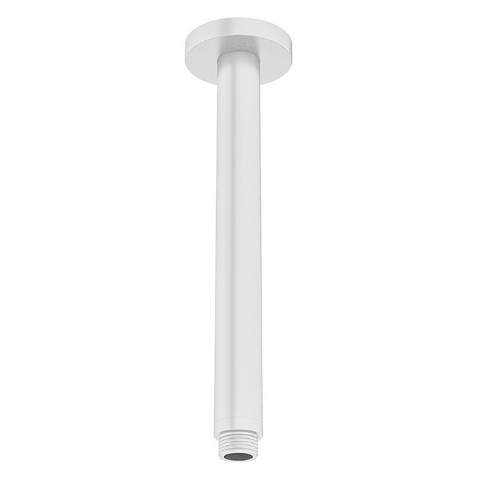 Crosswater MPRO Ceiling Mounted Shower Arm - Matt White - PRO689W+ Large Image