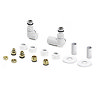 Crosswater MPRO Corner Radiator Valves - Matt White - RADCORNERMW  Profile Large Image