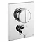 Crosswater MPRO Crossbox Push Chrome 2 Outlet Trim Set Large Image