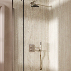 Crosswater MPRO Crossbox Shower Pack with 200mm Head + Fixed Handset