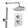 Crosswater MPRO Crossbox Shower Pack with 300mm Head + Fixed Handset - Chrome