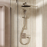 Crosswater MPRO Crossbox Shower Pack with 300mm Head + Slide Rail Handset - Brushed Nickel