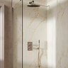 Crosswater MPRO Design Diverter Shower Pack with 300mm Head + Fixed Handset - Brushed Nickel