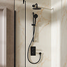 Crosswater MPRO Design Shower Pack with 200mm Head + Slide Rail Handset - Matt Black
