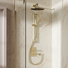 Crosswater MPRO Design Shower Pack with 300mm Head + Slide Rail Handset - Brushed Brass