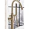 Crosswater MPRO Floor Mounted Freestanding Bath Shower Mixer - Brushed Brass - PRO416FF  Feature Lar