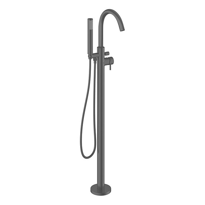 Crosswater MPRO Floor Mounted Freestanding Bath Shower Mixer - Slate