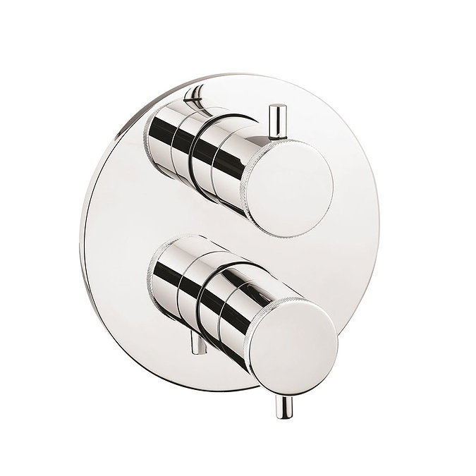 Crosswater MPRO Industrial Chrome Crossbox 3 Outlet Trim Set Large Image