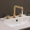 Crosswater MPRO Industrial Deck Mounted 3 Hole Set Basin Mixer - Chrome - PRI135DNUB Profile Large