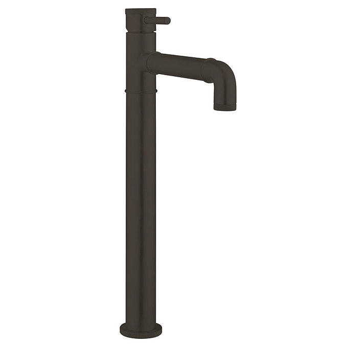 Crosswater MPRO Industrial Tall Monobloc Basin Mixer - Carbon Black - PRI112DNM Large Image