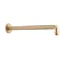 Crosswater MPRO Industrial Wall Mounted Shower Arm - Unlacquered Brushed Brass  - PRI684UB  Large Im