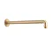 Crosswater MPRO Industrial Wall Mounted Shower Arm - Unlacquered Brushed Brass - PRI684UB Large Im