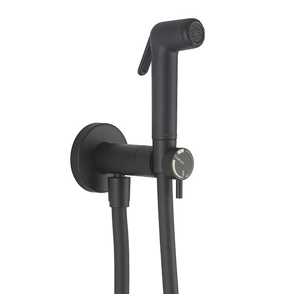 Crosswater MPRO Matt Black Integrated Douche Valve, Handset & Holder - PRO945M  Profile Large Image