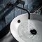 Crosswater MPRO Matt Black Overflow Cover Profile Large Image